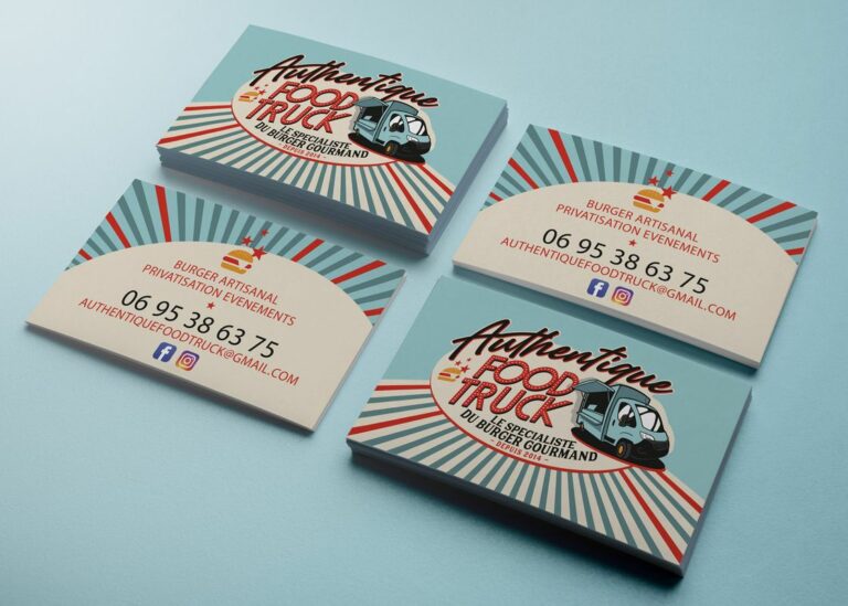 Carte de visite · Authentic Foodtruck · Gironde