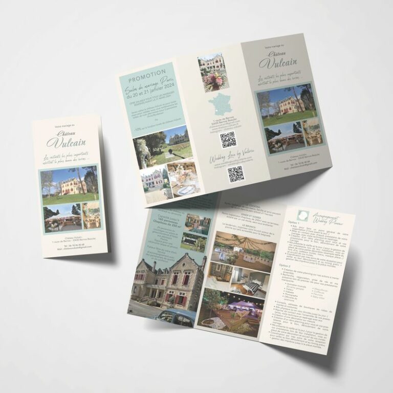 Depliant A4 Chateau Vulcain 01 · Allgraphik