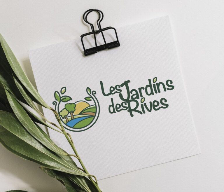 Logo · Les Jardins des Rives · Beautiran