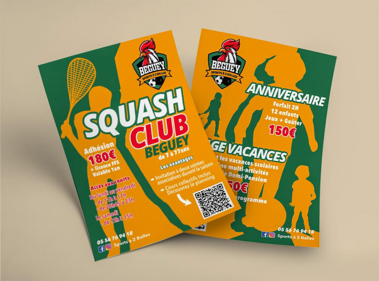 Flyers personnalisés pour une salle de sport