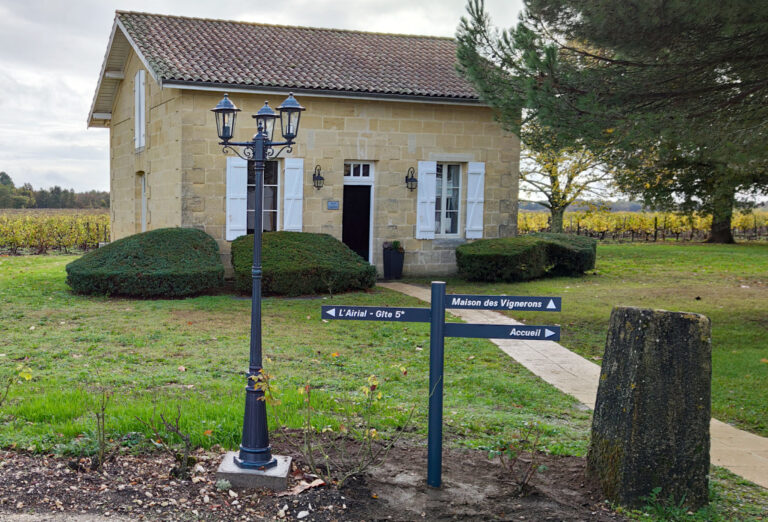 Signalétique extérieure · Château Tourteau-Chollet · Arbanats