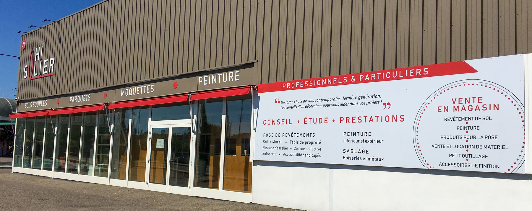 logo enseigne sur mesure découpé à la forme