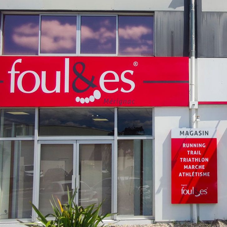 Enseigne caissonnée · Foulées · Mérignac