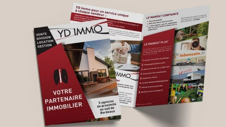 Plaquette commerciale · YD Immo · Sud Bordeaux