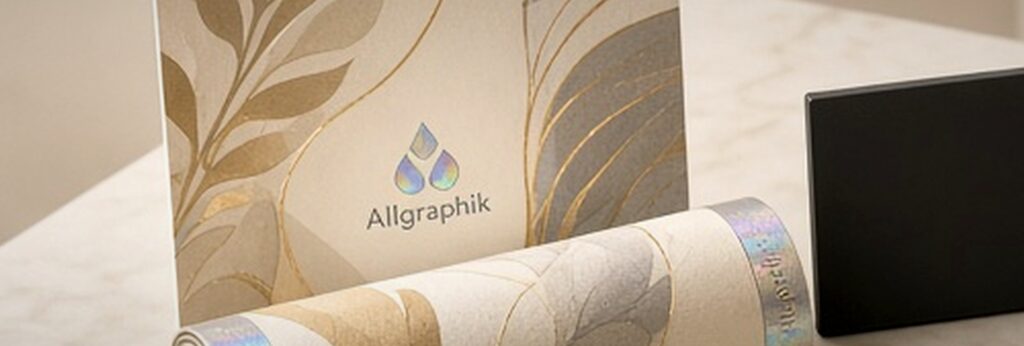 Décoration murale — papier peint & panneau décoratif logo holographique Allgraphik