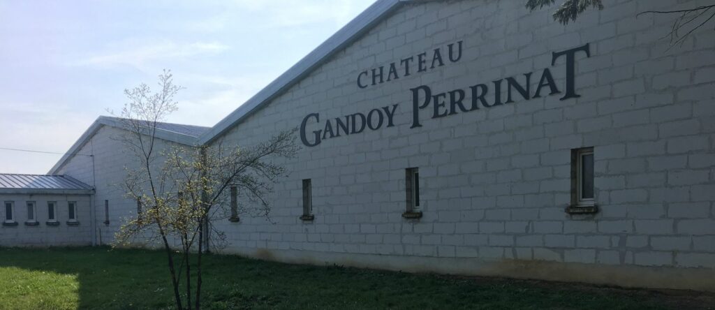 Lettres découpées · Château Gandoy-Perrinat · Sauveterre-de-Guyenne