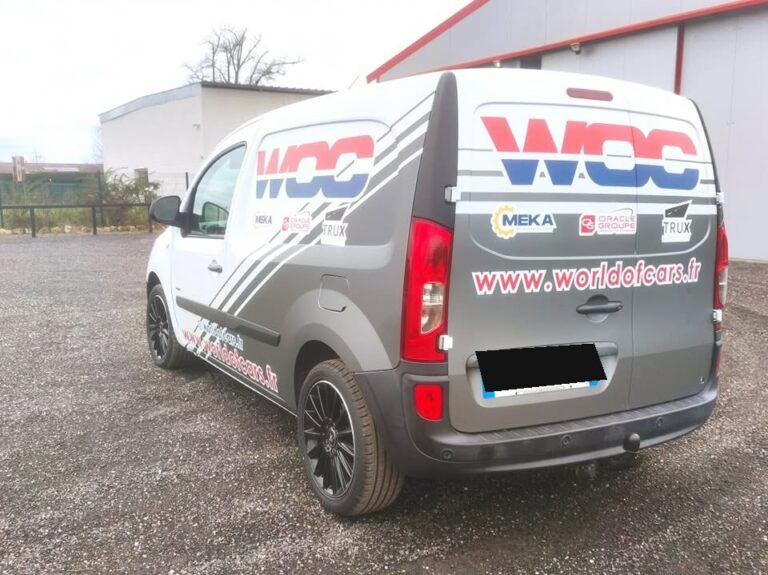 Mercedes Citan avec semi-covering réalisé par Allgraphik en Gironde