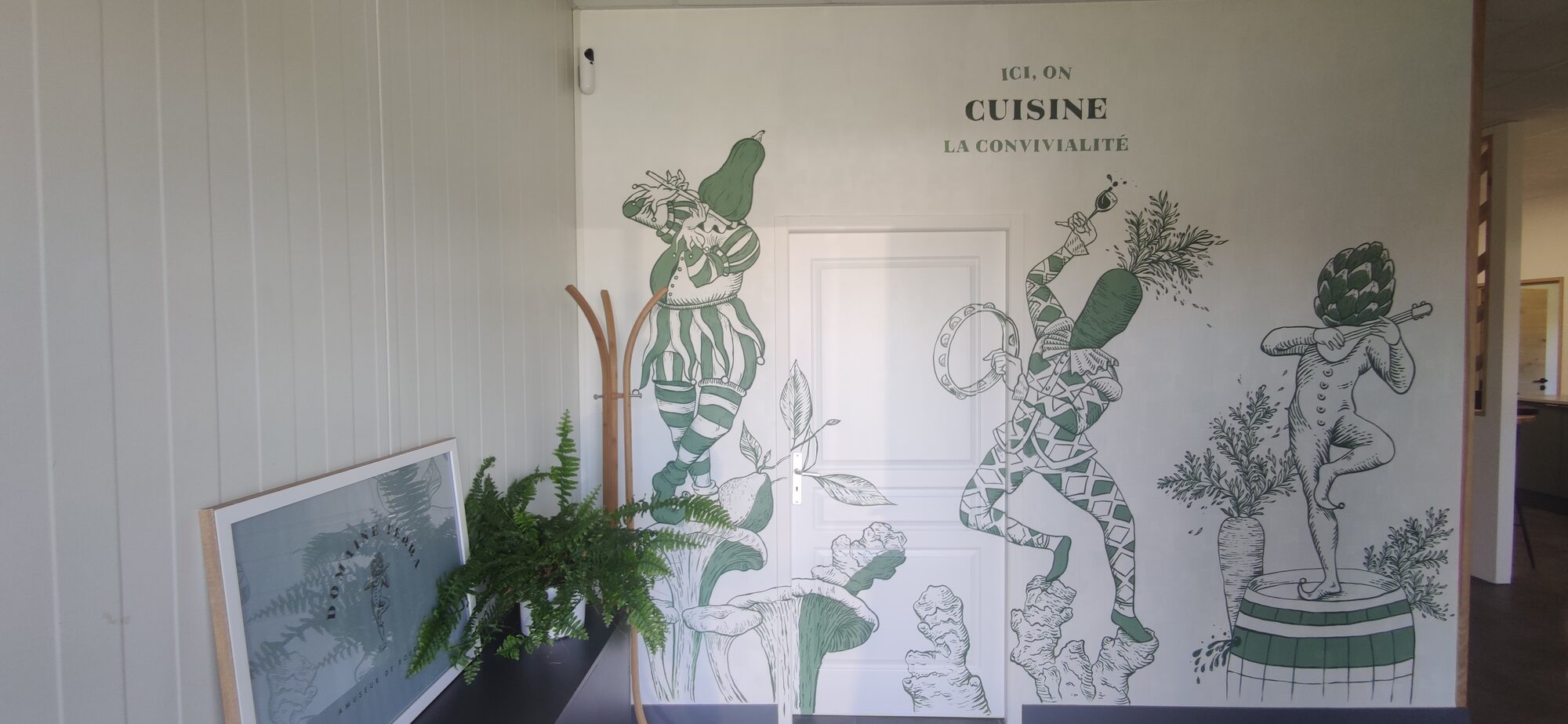 Décor mural conserverie artisanale – Bazas