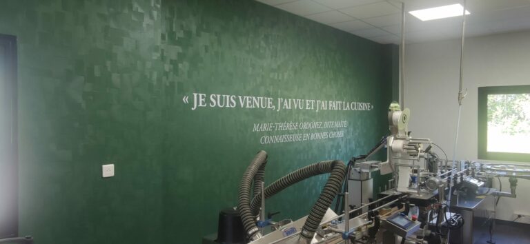 Citations murales en lettrage · Domaine Terra · Bazas