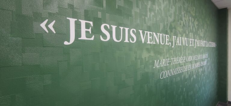 Citations murales en lettrage · Domaine Terra · Bazas