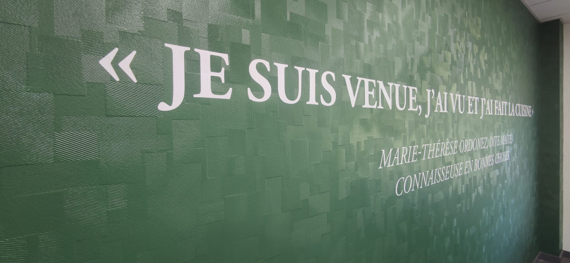 Citations murales en lettrage · Domaine Terra · Bazas