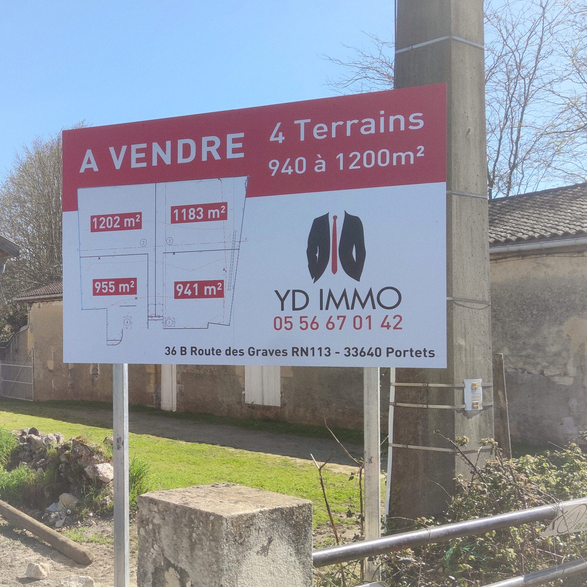 Enseignes multi-agences · YD Immo · Cadillac, Portets & Langoiran