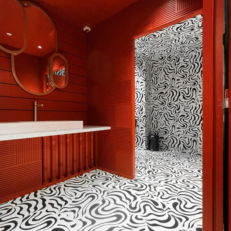 Décor immersif restaurant chocolaterie Bordeaux – détail
