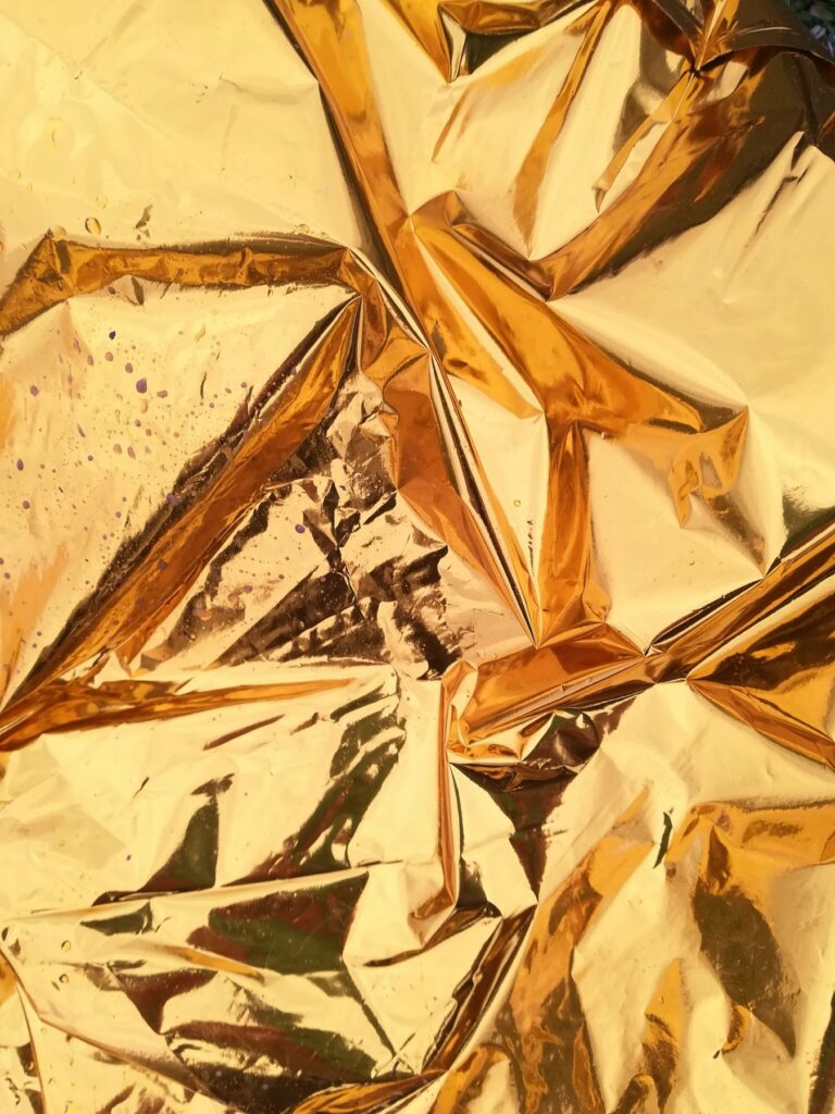 Texture de feuille d’or pour dorure à chaud