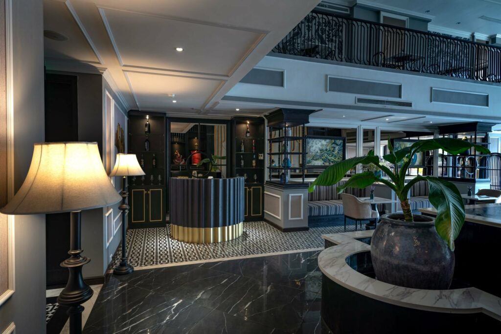 Hall d’hôtel élégant