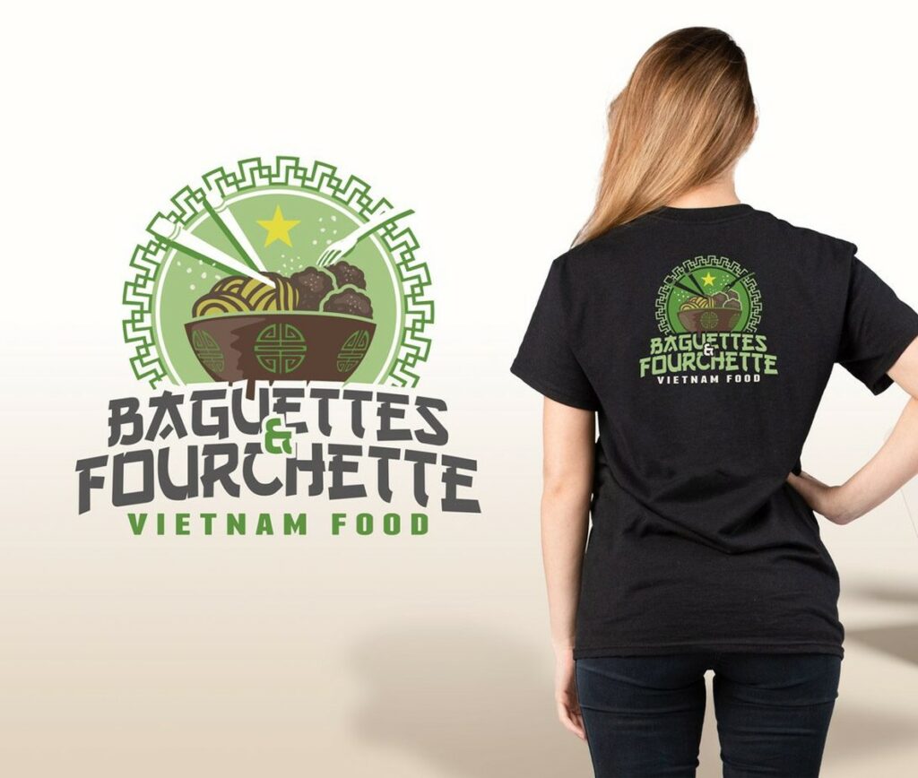 Logo Baguettes & Fourchette, food truck en Gironde