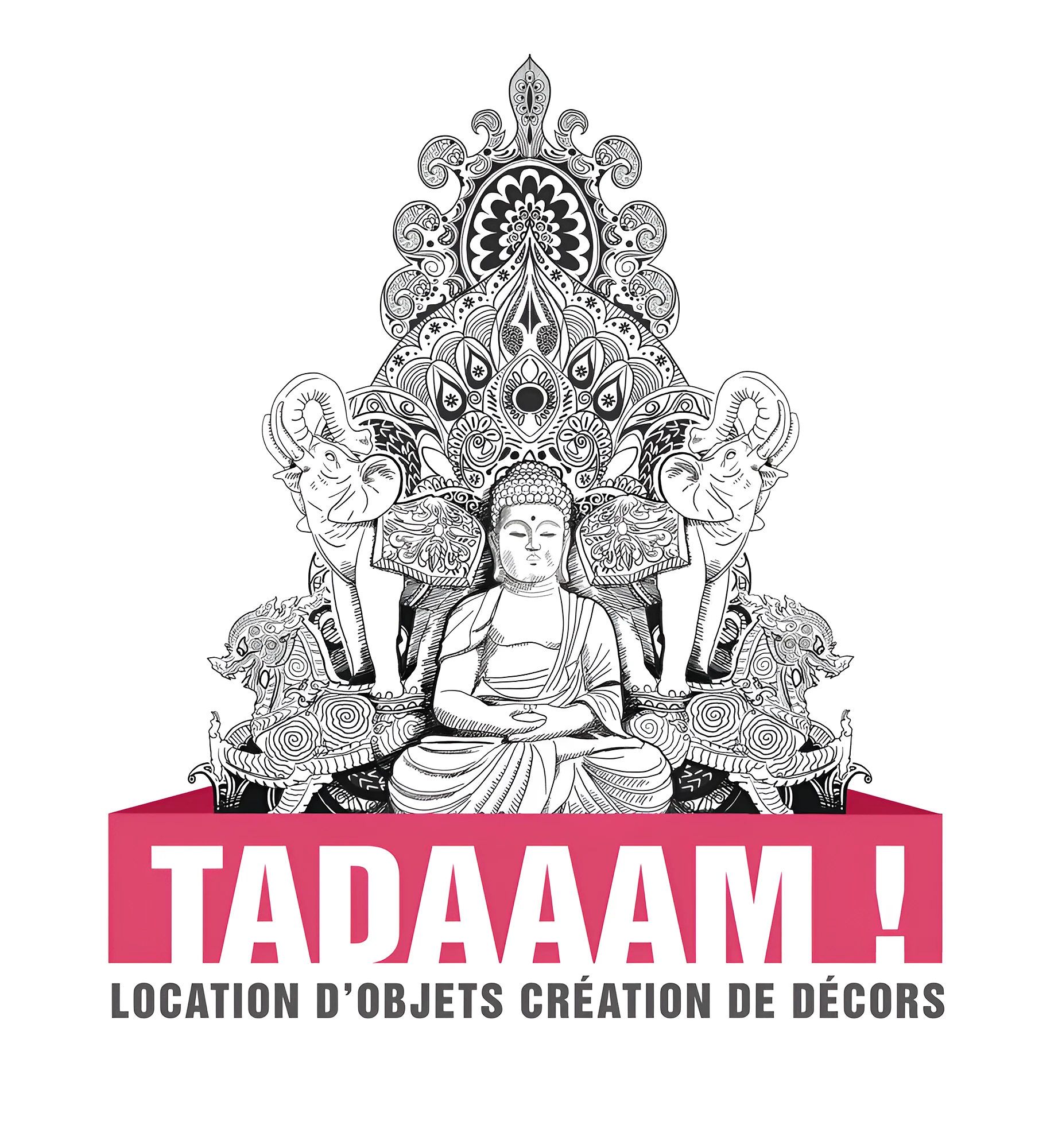 Logos illustrés Tadaaam!, création Allgraphik à Bordeaux