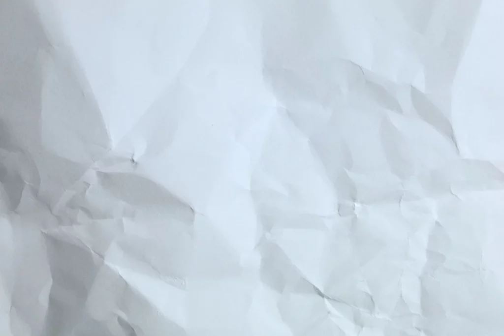 Inspiration macro : papier blanc texturé