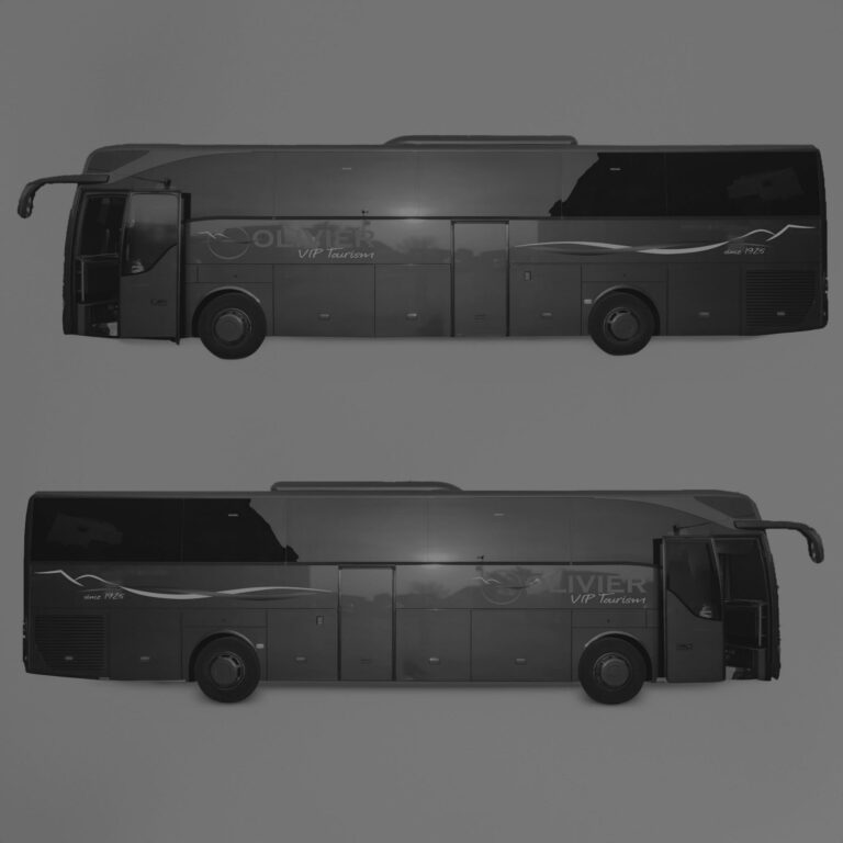 Marquage véhicule transport voyageurs Gironde – vue 3