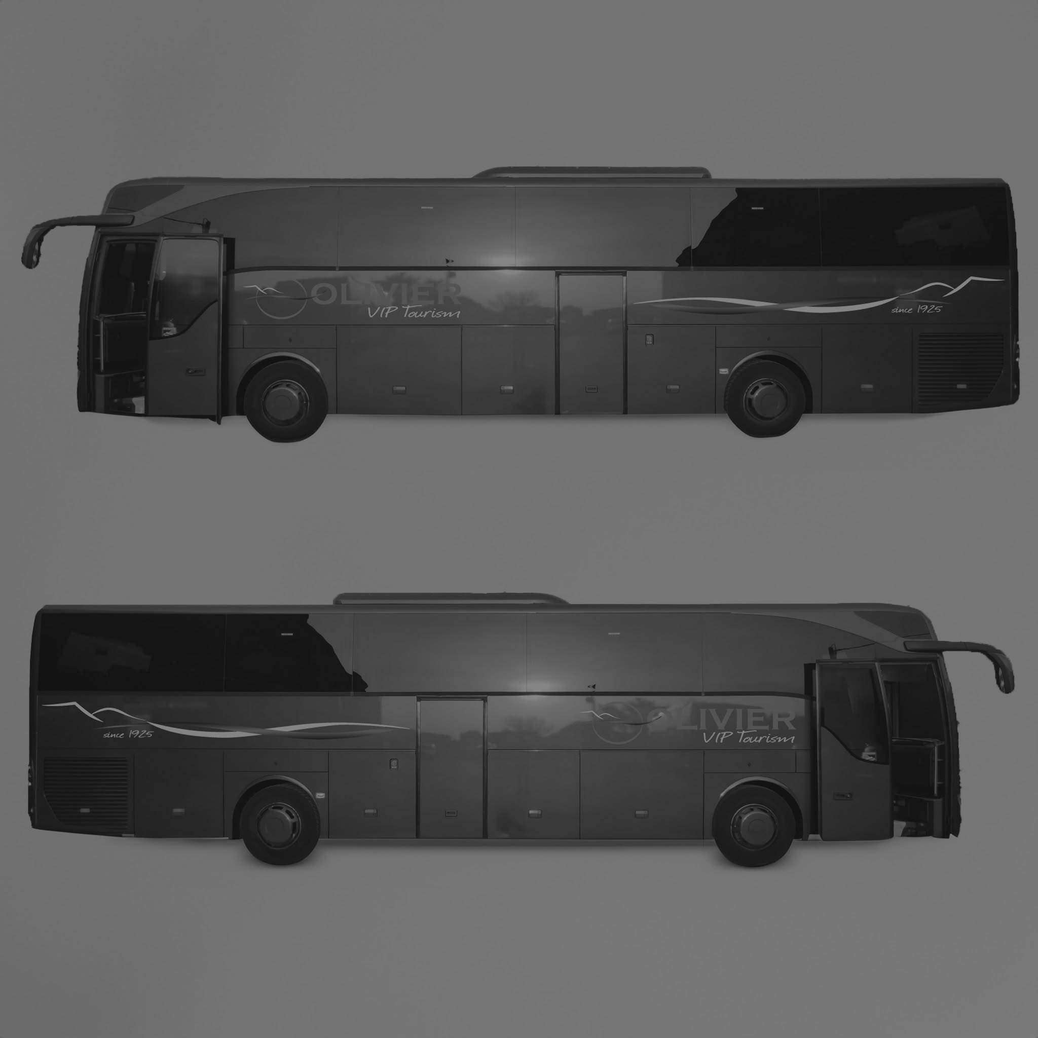 Marquage véhicule transport voyageurs Gironde – vue 3